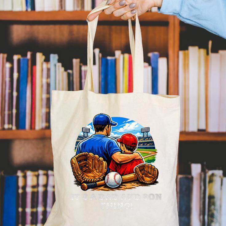 Women's Father Son Baseball Father's Day Canvas Tote Bag Women's Father Son Baseball Father's Day Canvas Tote Bag