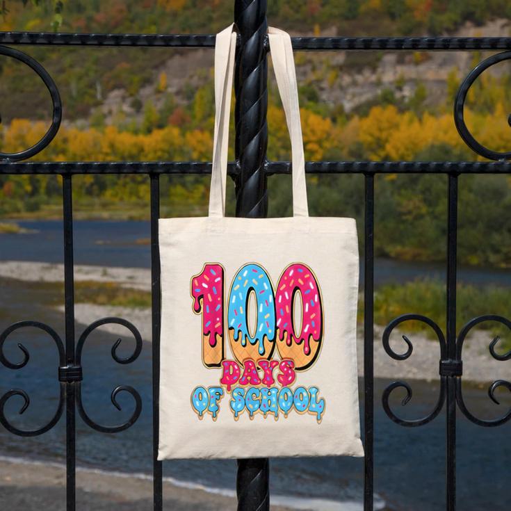 100 Days Of School Baseball Drip 100th Day Of School Canvas Tote Bag 100 Days Of School Baseball Drip 100th Day Of School Canvas Tote Bag