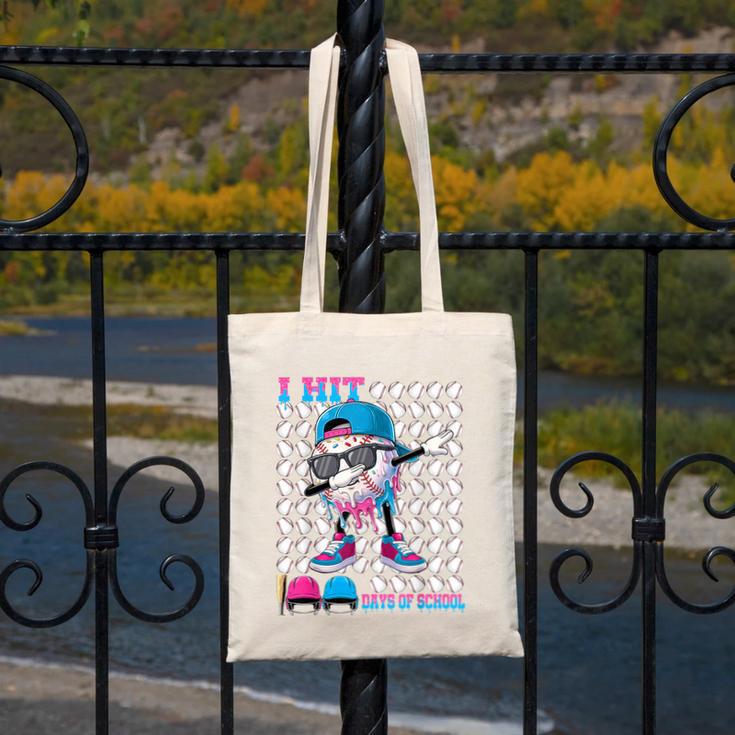100 Days Of School Baseball Drip Boys Kids 100th Day School Canvas Tote Bag 100 Days Of School Baseball Drip Boys Kids 100th Day School Canvas Tote Bag