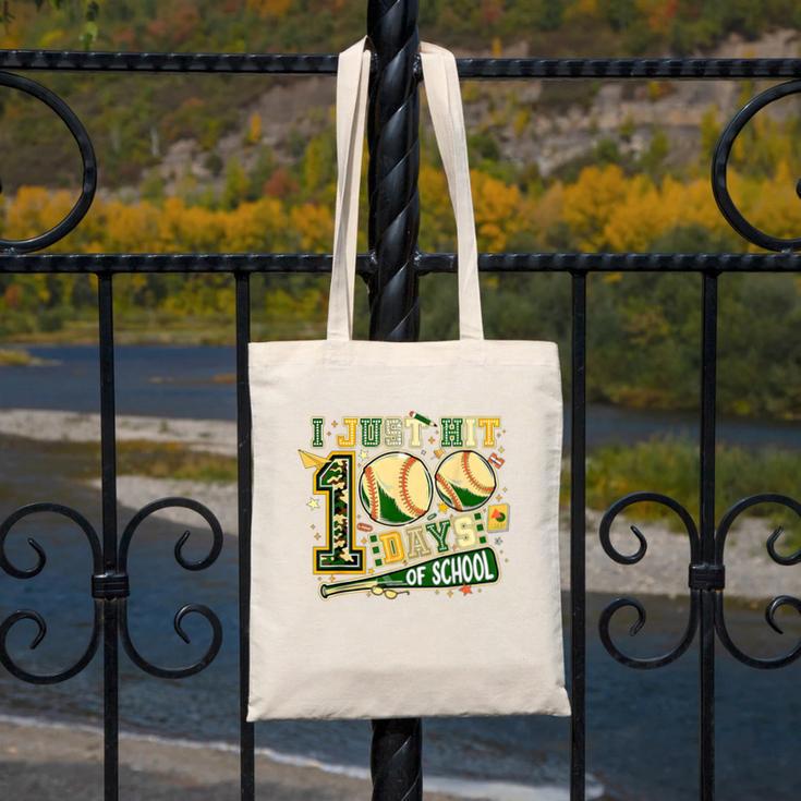 100 Days Of School Baseball I Just Hit 100 Days Boy COUNSELO Canvas Tote Bag 100 Days Of School Baseball I Just Hit 100 Days Boy COUNSELO Canvas Tote Bag