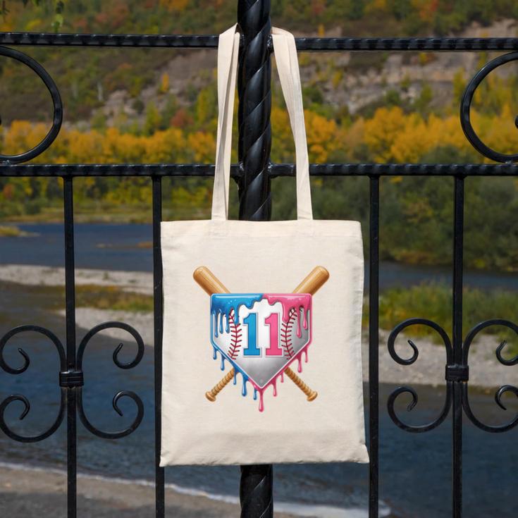 11th Birthday 11yr 2014 Baseball 11 Player 11th Birthday Canvas Tote Bag