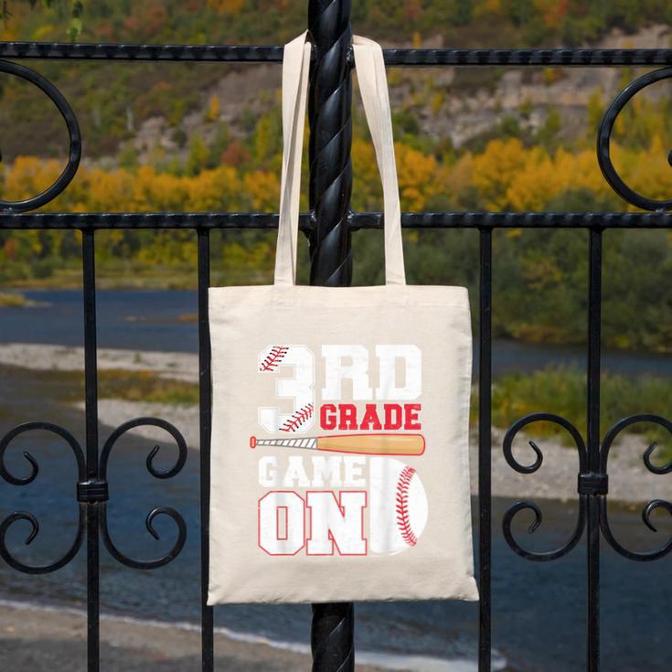 3rd Grade Game On Back To School Baseball Boy Third Grade Canvas Tote Bag 3rd Grade Game On Back To School Baseball Boy Third Grade Canvas Tote Bag