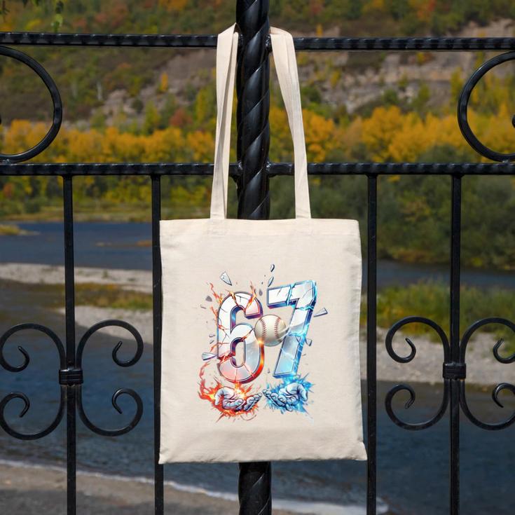 6 7 Baseball Six Seven Meme 67 Hands Kids Men Women Canvas Tote Bag 6 7 Baseball Six Seven Meme 67 Hands Kids Men Women Canvas Tote Bag