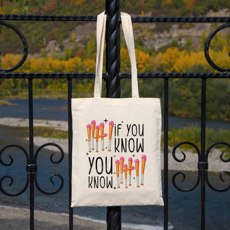 6 7 If You Know You Know Baseball Ice Cream Dip Canvas Tote Bag 6 7 If You Know You Know Baseball Ice Cream Dip Canvas Tote Bag