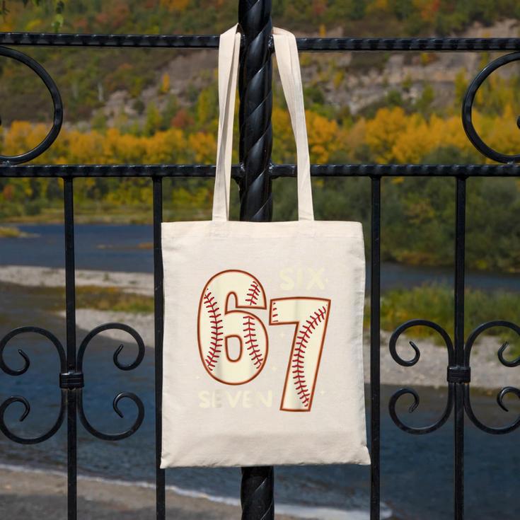 67 Baseball Six Seven 6 7 Meme Kids 67 Teen Boys 6-7 Canvas Tote Bag 67 Baseball Six Seven 6 7 Meme Kids 67 Teen Boys 6-7 Canvas Tote Bag