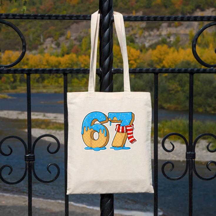 67 Ice Cream Drip Six Seven Baseball Drip 67 Boys Meme Canvas Tote Bag 67 Ice Cream Drip Six Seven Baseball Drip 67 Boys Meme Canvas Tote Bag