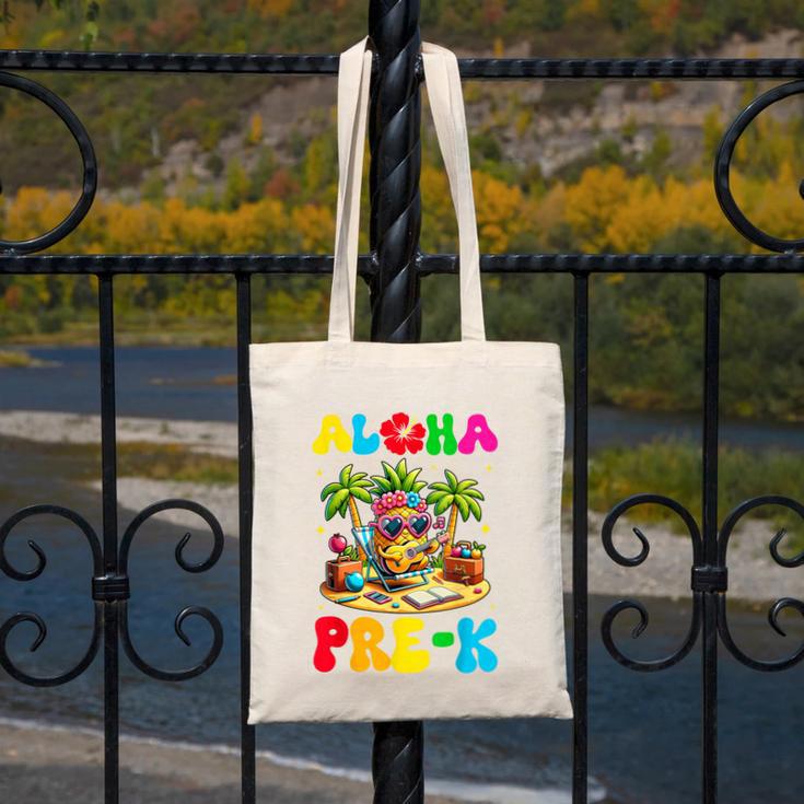 Aloha Pre-K Pineapple Hawaii Back To School Kids Girls Canvas Tote Bag Aloha Pre-K Pineapple Hawaii Back To School Kids Girls Canvas Tote Bag