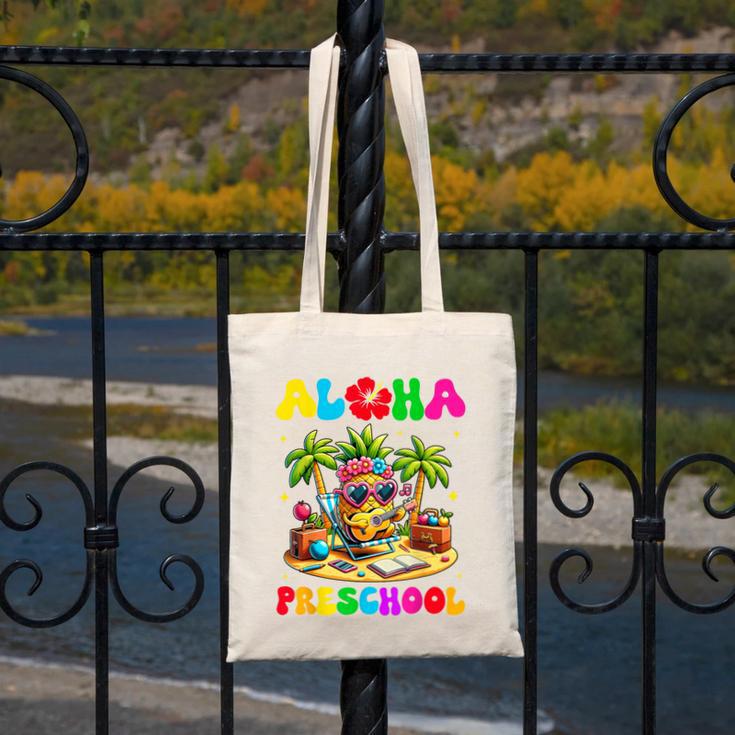 Aloha Preschool Pineapple Hawaii Back To School Kids Girl Canvas Tote Bag Aloha Preschool Pineapple Hawaii Back To School Kids Girl Canvas Tote Bag