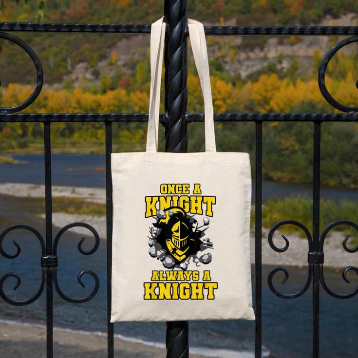 Always A Knight Back To School Spirit GY Canvas Tote Bag Always A Knight Back To School Spirit GY Canvas Tote Bag