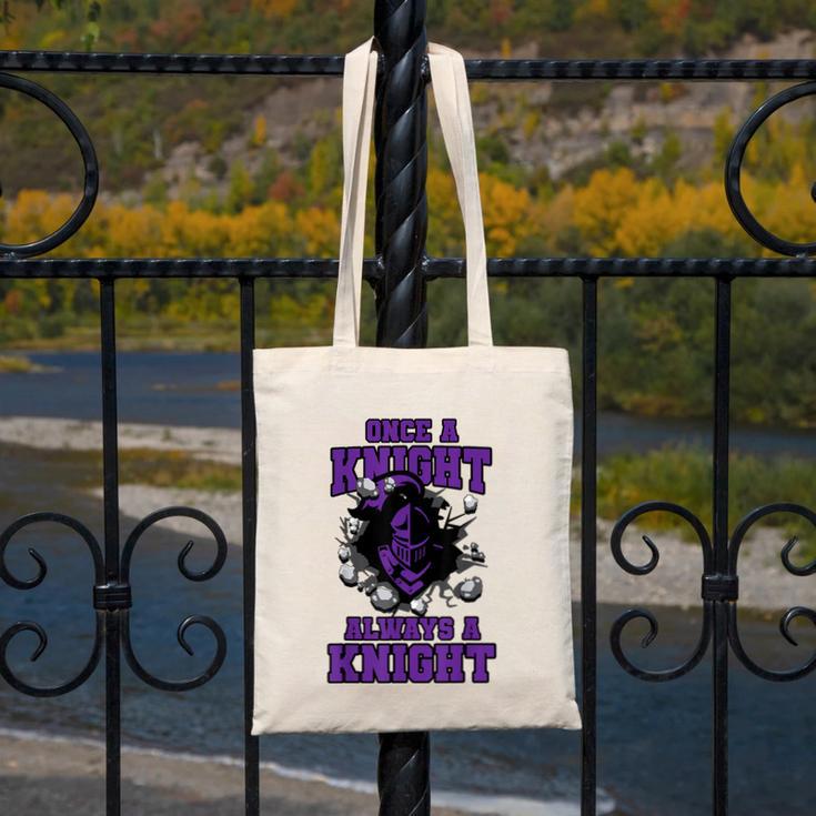 Always A Knight Back To School Spirit P Canvas Tote Bag