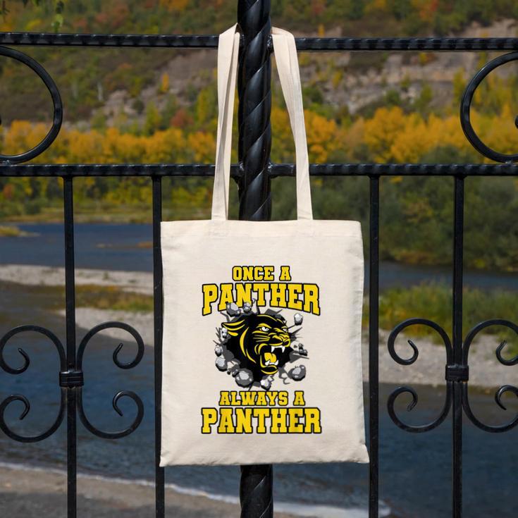 Always A Panther Back To School Spirit GY Canvas Tote Bag