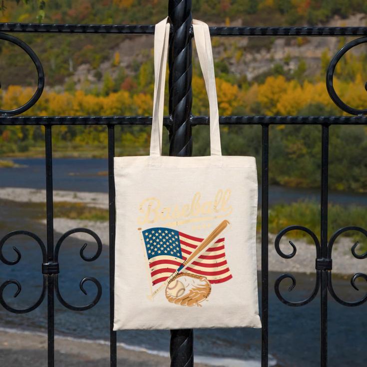 American Flag Baseball Player Bat Fan Catcher Pitcher USA Canvas Tote Bag American Flag Baseball Player Bat Fan Catcher Pitcher USA Canvas Tote Bag