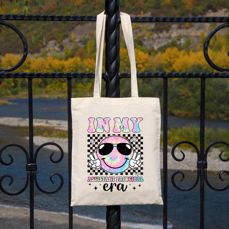 In My Assistant Principal Era Groovy Tie Dye Back To School Canvas Tote Bag In My Assistant Principal Era Groovy Tie Dye Back To School Canvas Tote Bag