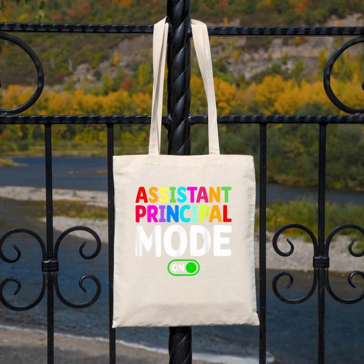 Assistant Principal Mode On Back To School Vice Principals Canvas Tote Bag Assistant Principal Mode On Back To School Vice Principals Canvas Tote Bag