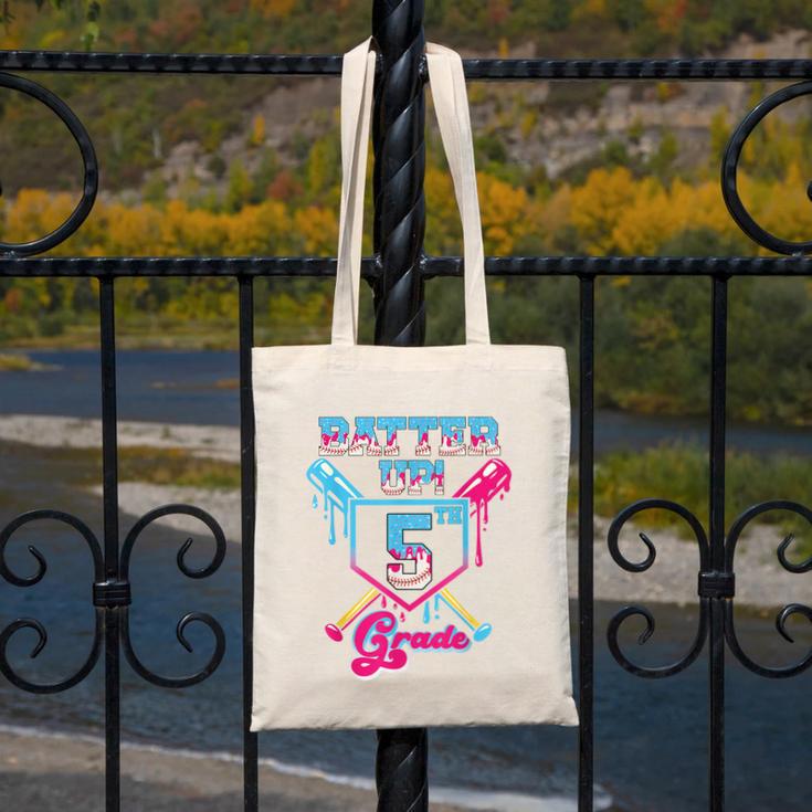 Back To School 5th Grade Batter Up Baseball First Day Boys Canvas Tote Bag Back To School 5th Grade Batter Up Baseball First Day Boys Canvas Tote Bag