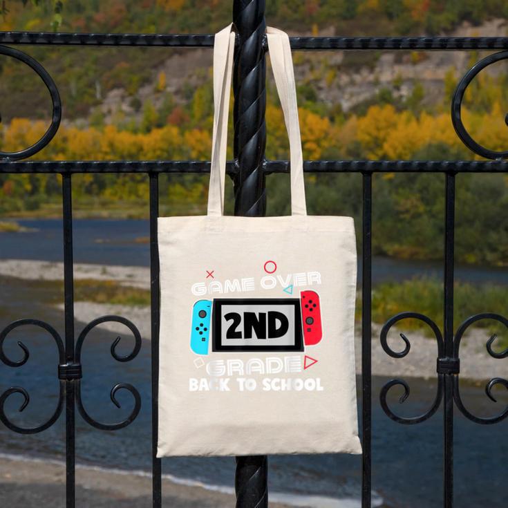 Back To School Game Over 2nd Grade Gamer Kids Boys Canvas Tote Bag Back To School Game Over 2nd Grade Gamer Kids Boys Canvas Tote Bag