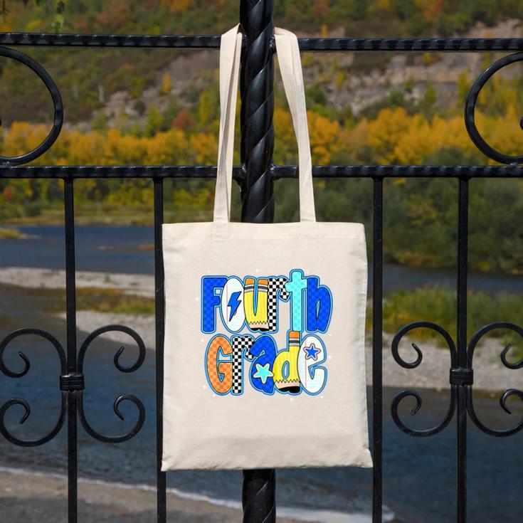 Back To School Hello Fourth Grade Team 4th Grade Boy Girl Canvas Tote Bag Back To School Hello Fourth Grade Team 4th Grade Boy Girl Canvas Tote Bag