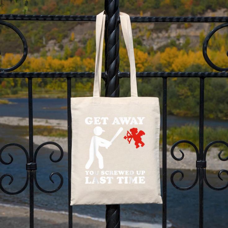 Baseball Anti Valentine Humor Cupid Joke Men Women Canvas Tote Bag Baseball Anti Valentine Humor Cupid Joke Men Women Canvas Tote Bag