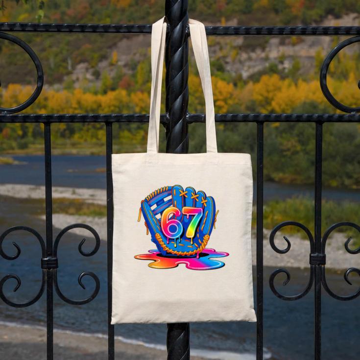 Baseball Drip Ice Cream 67 Lifestyle 101 Canvas Tote Bag Baseball Drip Ice Cream 67 Lifestyle 101 Canvas Tote Bag