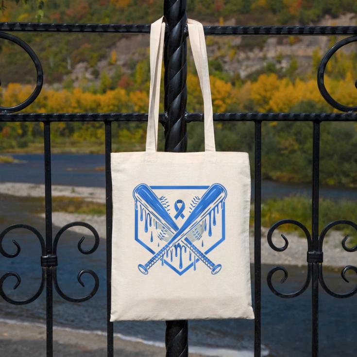 Baseball Drip Ice Cream Diabetes Awareness Ribbon Boys Girls Canvas Tote Bag Baseball Drip Ice Cream Diabetes Awareness Ribbon Boys Girls Canvas Tote Bag