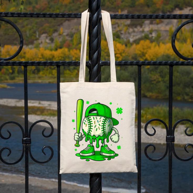 Baseball Drip Icecream Apparel Youth Boy St Patricks Day Canvas Tote Bag Baseball Drip Icecream Apparel Youth Boy St Patricks Day Canvas Tote Bag