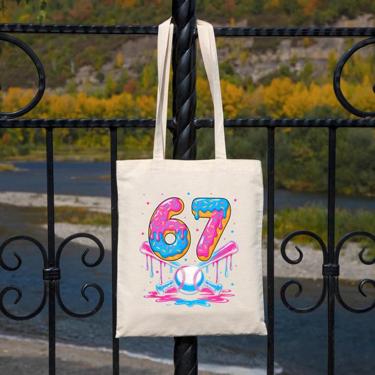 Baseball Drip Number 67 Player 67Th Birthday Baseball Meme Canvas Tote Bag Baseball Drip Number 67 Player 67Th Birthday Baseball Meme Canvas Tote Bag