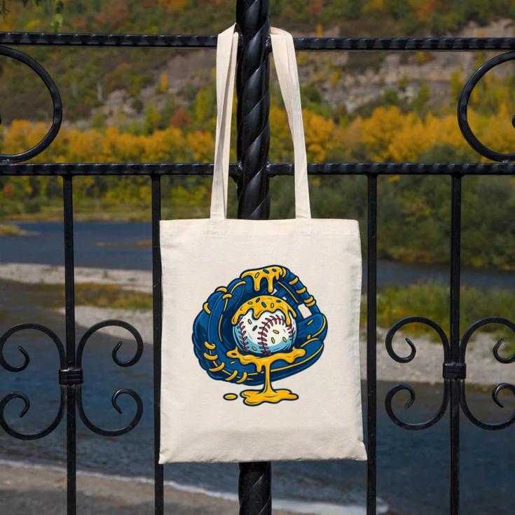 Baseball Drip Team For Boys Ice Cream Cool Canvas Tote Bag