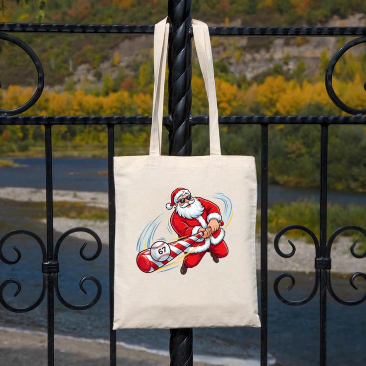 Baseball Santa 67 Christmas Xmas Pajamas Boys Canvas Tote Bag Baseball Santa 67 Christmas Xmas Pajamas Boys Canvas Tote Bag