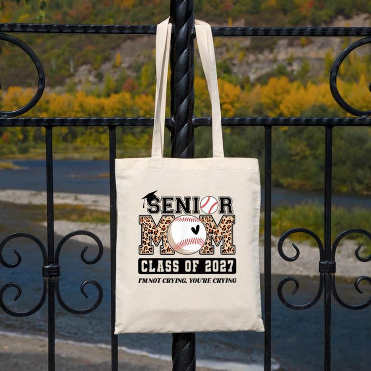 Baseball Senior Class Of 2027 Senior 2027 Graduation Women Canvas Tote Bag