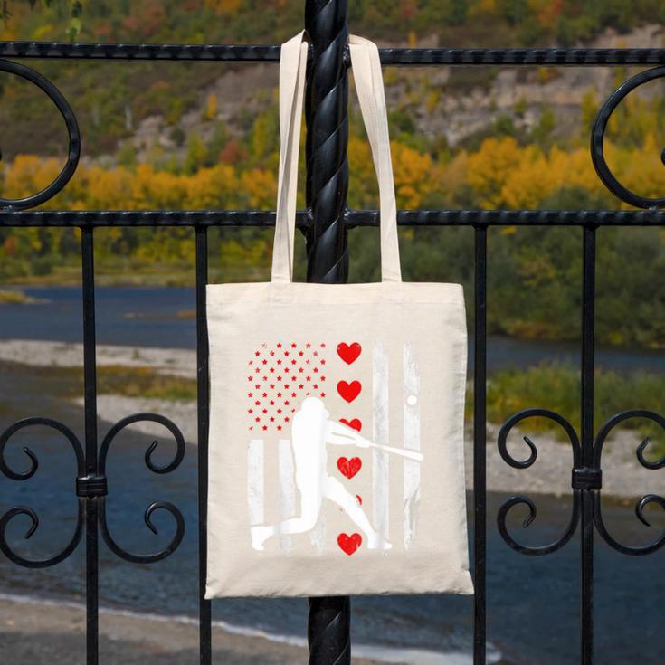 Baseball Silhouette Heart USA Flag Hearts American Boys Kids Canvas Tote Bag Baseball Silhouette Heart USA Flag Hearts American Boys Kids Canvas Tote Bag