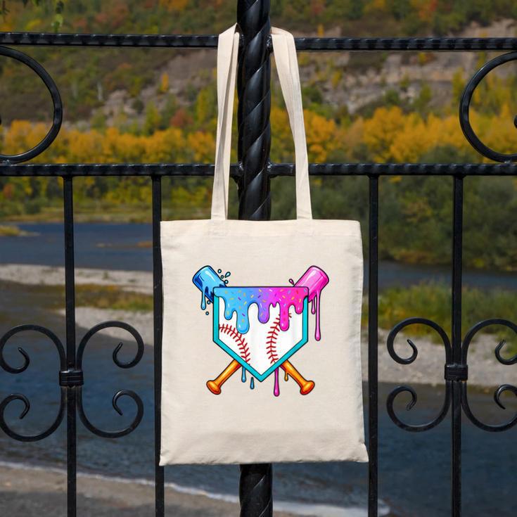 Baseball Sport Respect The Drip Boys Baseball Canvas Tote Bag