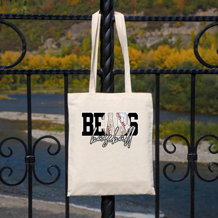 Bears Baseball Mom Game Day School Spirit Bear Pride Canvas Tote Bag Bears Baseball Mom Game Day School Spirit Bear Pride Canvas Tote Bag