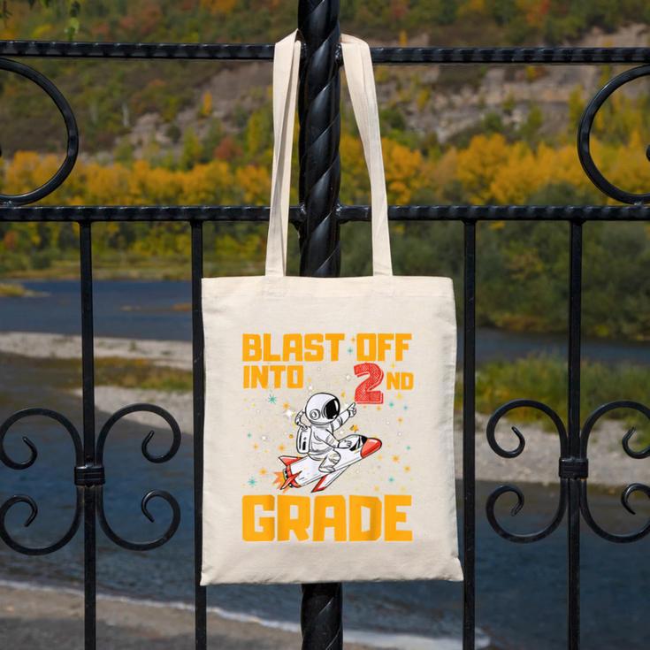 Blast Off Into Second Grade Back To School 2nd Graders Canvas Tote Bag Blast Off Into Second Grade Back To School 2nd Graders Canvas Tote Bag