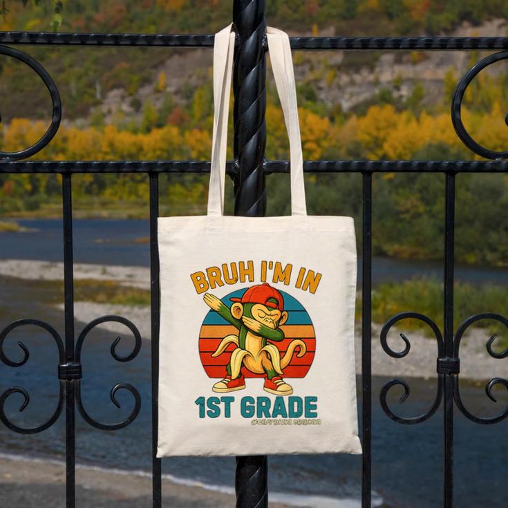 Bruh I’m In 1st Grade Italian Brainrot Meme Back To School Premium Tri-Blend Canvas Tote Bag Bruh I’m In 1st Grade Italian Brainrot Meme Back To School Premium Tri-Blend Canvas Tote Bag