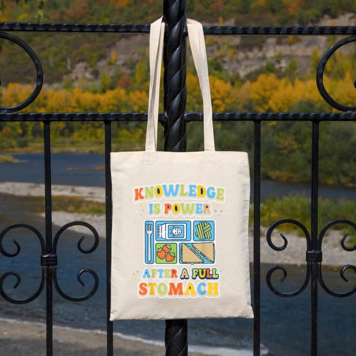 Cafeteria Squad Tour Welcome Back To School Lunch Lady Canvas Tote Bag