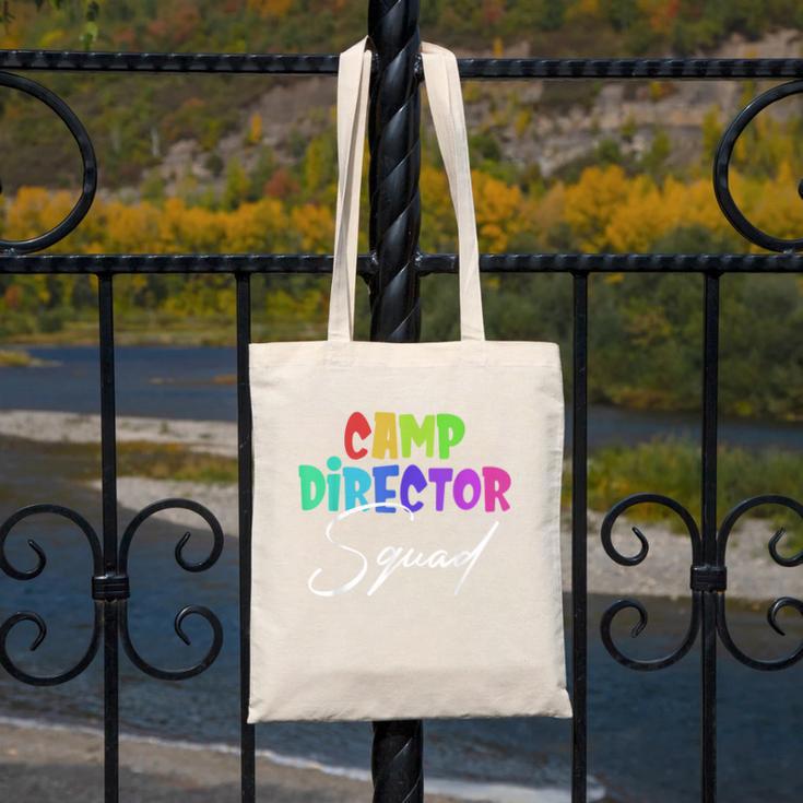 Camp Director Squad Counselor Camper Camping Back To School Canvas Tote Bag Camp Director Squad Counselor Camper Camping Back To School Canvas Tote Bag