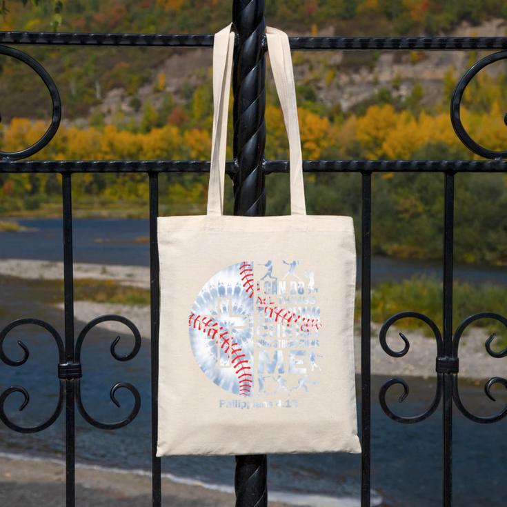 Christian Baseball Men Boy Player Team Religious Philippians Canvas Tote Bag Christian Baseball Men Boy Player Team Religious Philippians Canvas Tote Bag