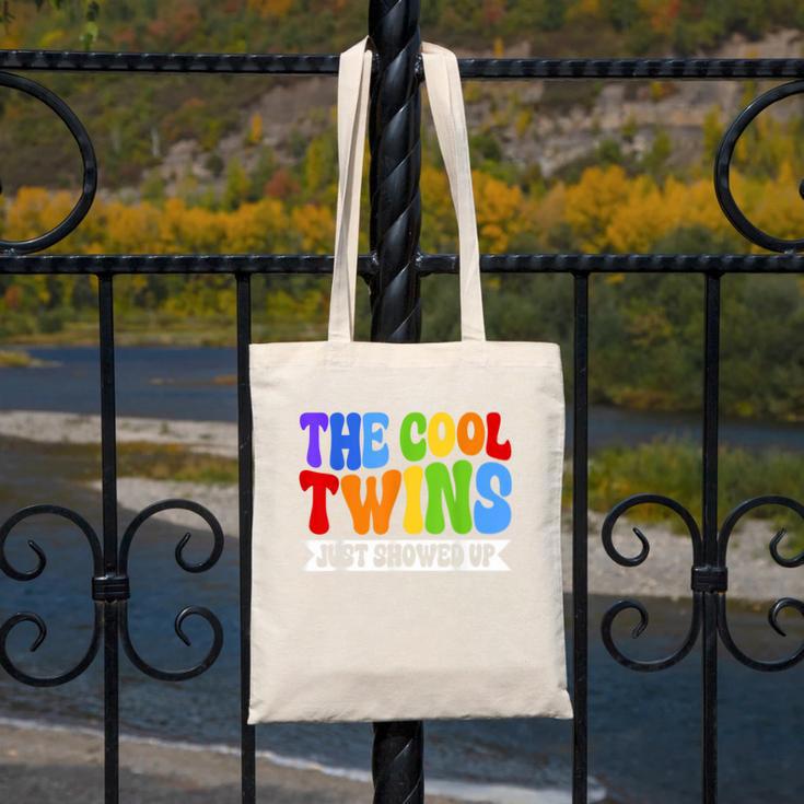Cool Twins Just Showed Up Kid Boy Teen Twin Back To School Canvas Tote Bag