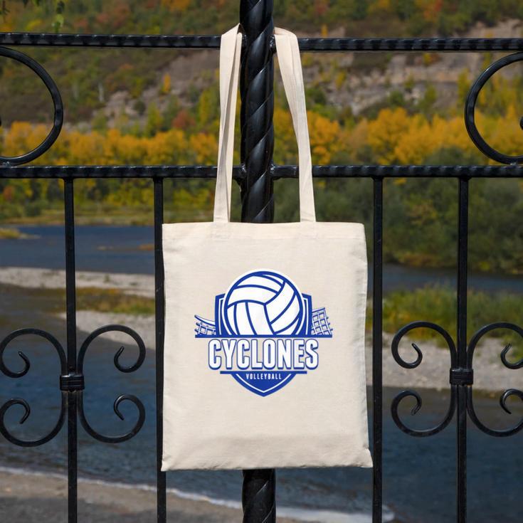 Cyclones Volleyball Back To School Spirit B Canvas Tote Bag