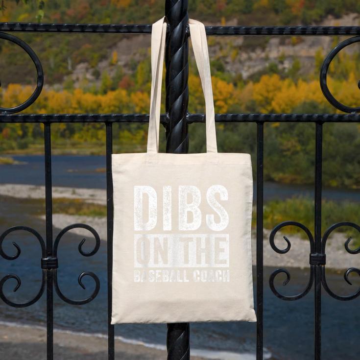 Dibs On The Baseball Coach Wife Girlfriend Canvas Tote Bag