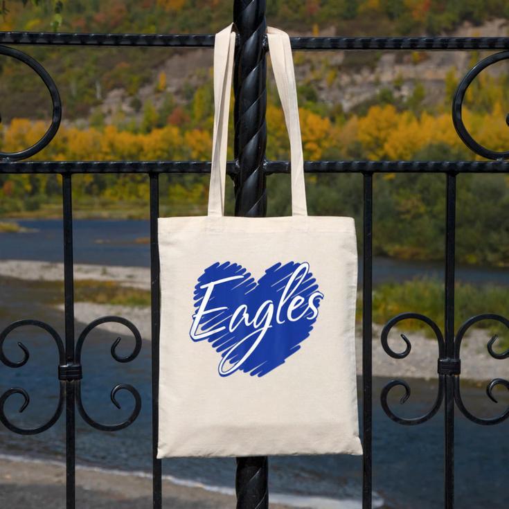 Eagles Heart Back To School Spirit B Canvas Tote Bag Eagles Heart Back To School Spirit B Canvas Tote Bag