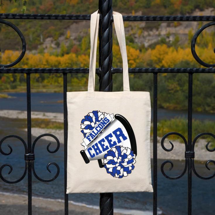 Falcons Cheer Back To School Cheerleading Spirit B Canvas Tote Bag