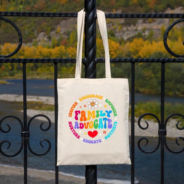 Family Advocate Appreciation Week Back To School PTO Canvas Tote Bag Family Advocate Appreciation Week Back To School PTO Canvas Tote Bag