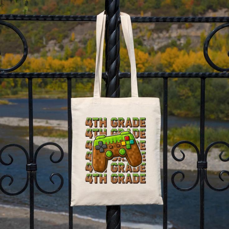 First Day Of 4th Grade Level Begins Back To School Girl Boy Canvas Tote Bag First Day Of 4th Grade Level Begins Back To School Girl Boy Canvas Tote Bag