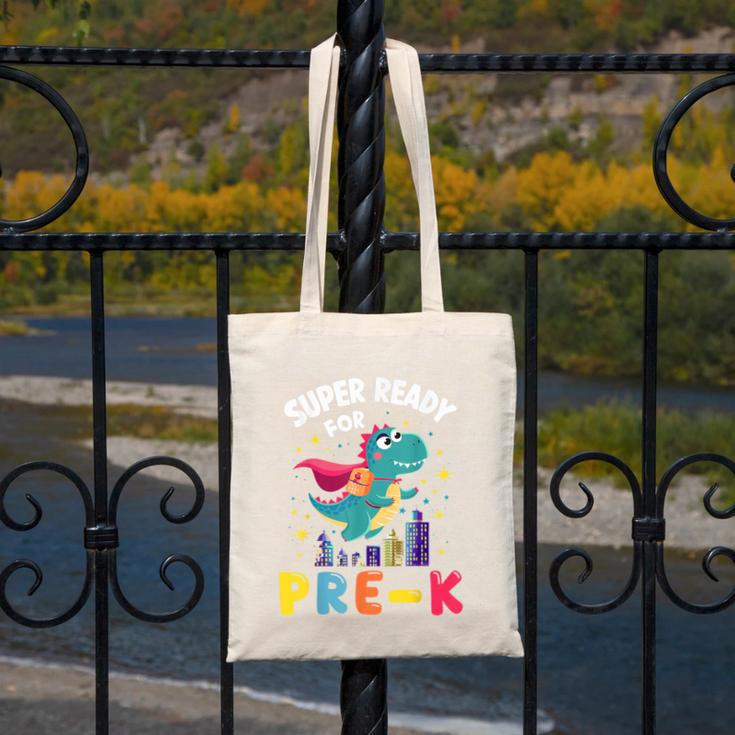 First Day Pre-K Back To School Dinosaur Canvas Tote Bag First Day Pre-K Back To School Dinosaur Canvas Tote Bag