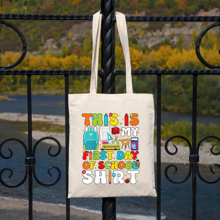 First Day Of School Shirt Boys Girls Back To School Canvas Tote Bag First Day Of School Shirt Boys Girls Back To School Canvas Tote Bag