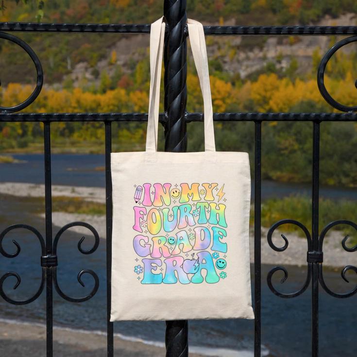 In My Fourth Grade Era Girl Tie Dye 4th Grade Back To School Canvas Tote Bag In My Fourth Grade Era Girl Tie Dye 4th Grade Back To School Canvas Tote Bag
