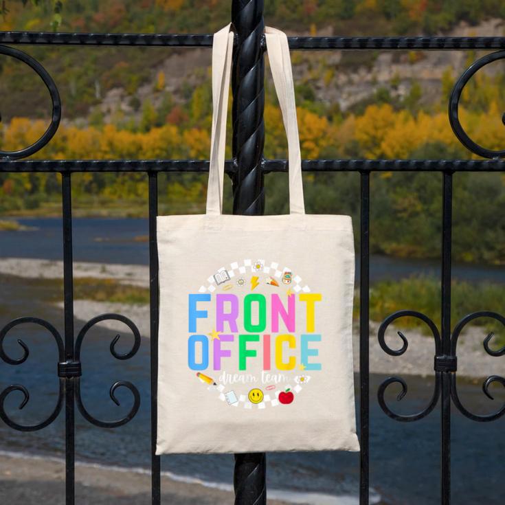Front Office Squad Back To School Happy First Day Of School Canvas Tote Bag Front Office Squad Back To School Happy First Day Of School Canvas Tote Bag
