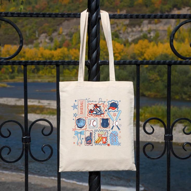Game Day Baseball Lover Coquette Bow Girl Women Kid Mom Mama Canvas Tote Bag Game Day Baseball Lover Coquette Bow Girl Women Kid Mom Mama Canvas Tote Bag