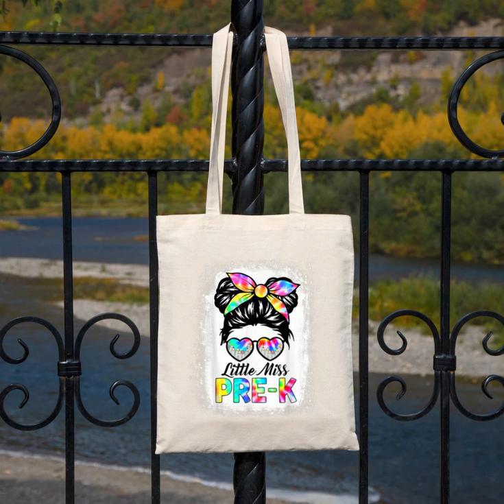 Girls PRE-K Preschool Back To School Cute Little Miss Pre-k Canvas Tote Bag Girls PRE-K Preschool Back To School Cute Little Miss Pre-k Canvas Tote Bag